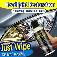 Car Headlight Refurbishment Repair Fluid, No Polishing Car Headlight Shell Aging Cleaning Agent, Lampshade Yellowing Polishing Agent Artifact