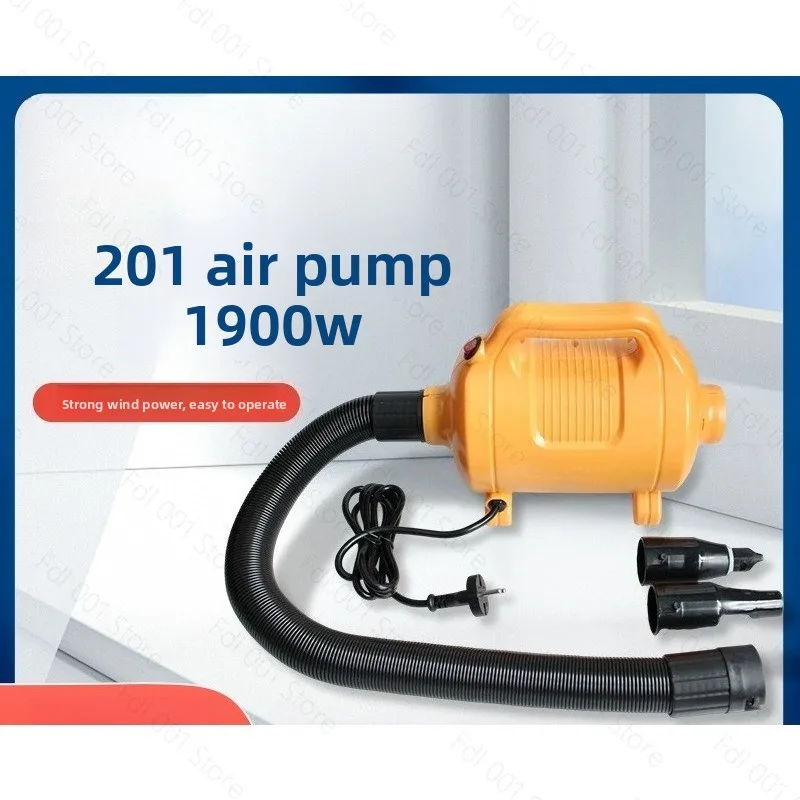 1900W High Power Electric Air Pump for Inflatable Tent Pool Boat Portable