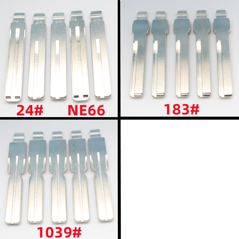 

FLYBETTTER OEM 50 шт. металлические пустые необрезанные лезвия дистанционного ключа для Volvo для Keydiy KD Xhorse VVDI JMD