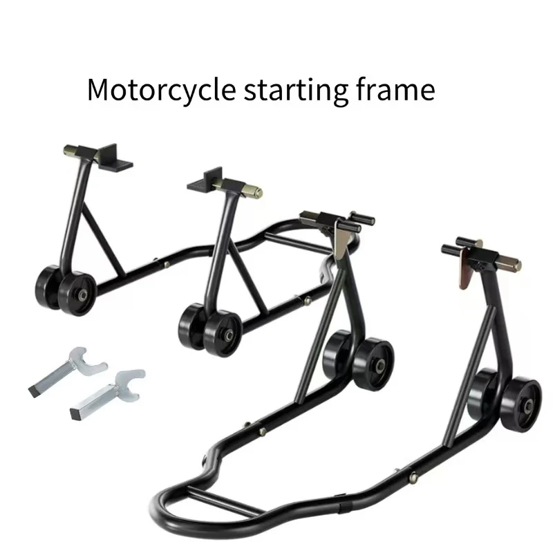 Cheap Price Heavy Duty Steel Adjustable Steel Garage Universal Tire Replacement Motorcycle Paddock Stand Rear and Front