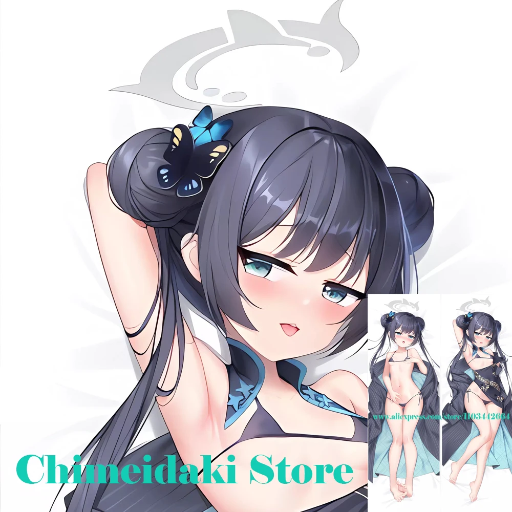 

Dakimakura Blue Archive Kisaki Pillowcase Hugging Full Body Sexy Pillow Case Cushion Cover Otaku Home Bedding Decor