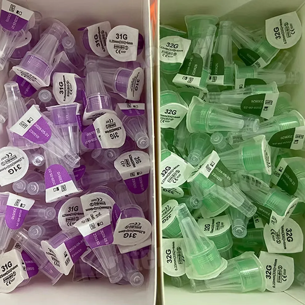 100-500PCS Sterile Insulin Pen Needles 4/5/6/8mm Universal Fit All Insulin Pens Low Pain Diabetic Blood Glucose Management