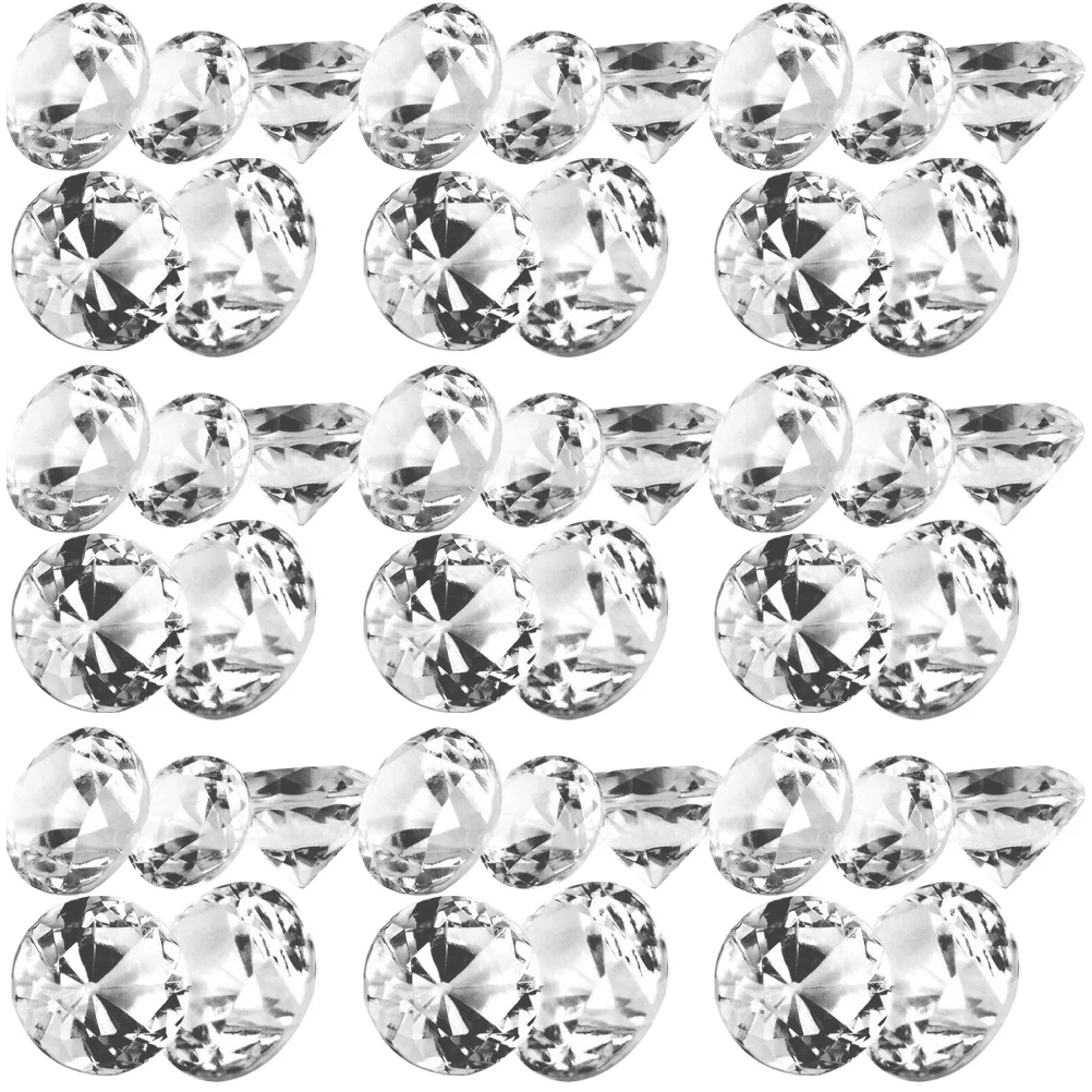 500 szt. Akrylowych Diamentowych Cyrkonii Wypełniaczy do Wazonów Dekoracji Stołu na Przyjęcia Weselne DIY Akrylowe Kryształy Ekspozycja Biżuterii