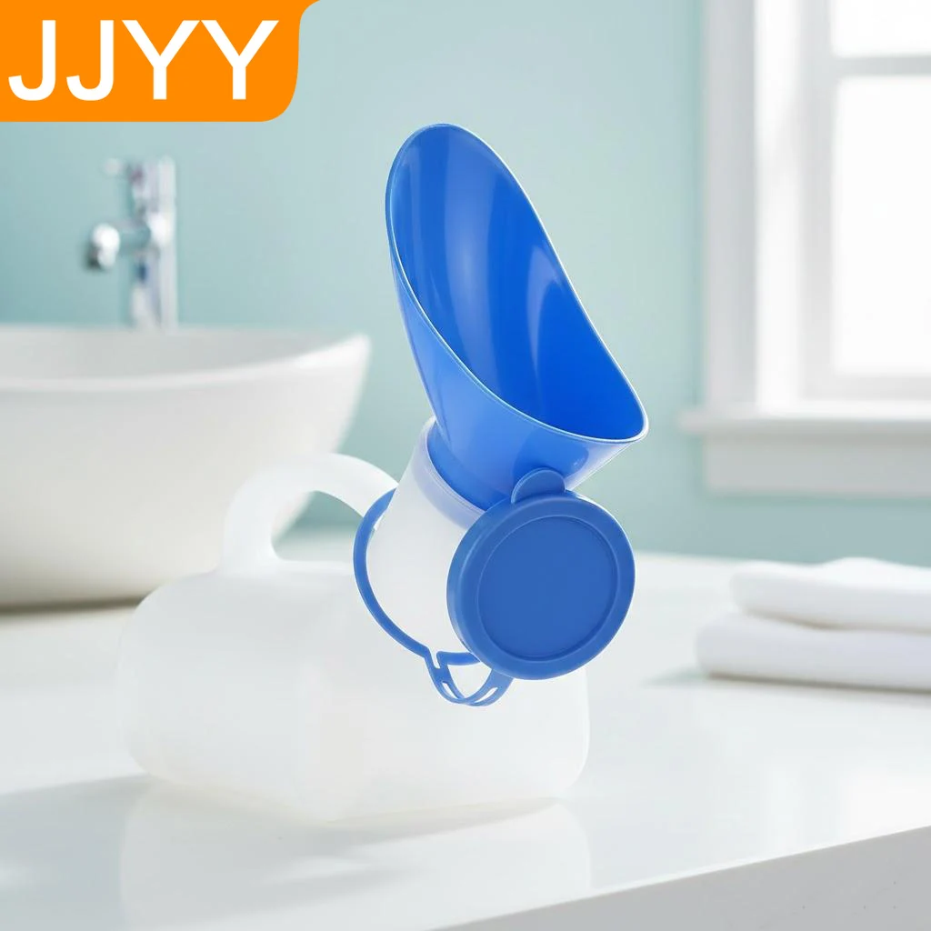 Unisex Portable Travel Urinal Bottle with Lid Funnel for Camping Hiking Car Accessories Travel Essentials