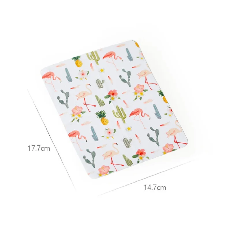 5 pcs/lot High quality Flamingo Glasses Cleaner 175*145mm Microfiber Glasses Cleaning Cloth For Lens Phone Screen Cleaning Wipes