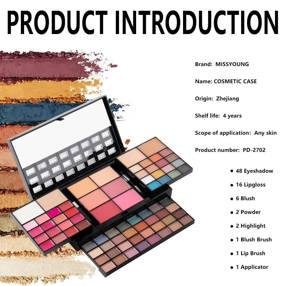 Multi-purpose Eyeshadow Palette Set Arrival Matte Eye Makeup Long Lasting Stage Cosmetics Versatile Daily Party Eye Shadow Kit