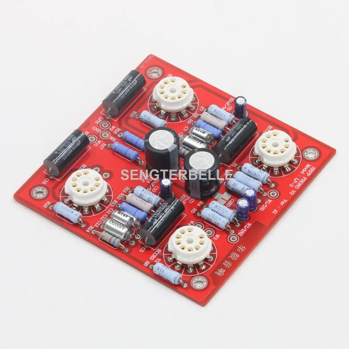 

HiFi A-N ECC83 /12AX7 Phono Board Kit Stereo SRPP MM Phono Amplifier Board