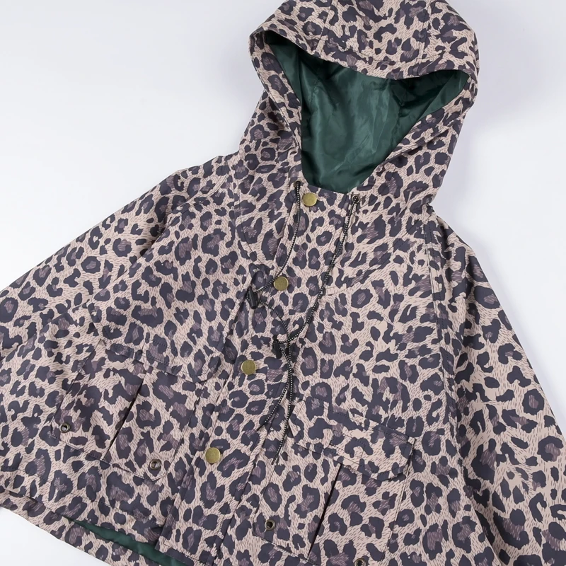 Leopard Print Kapital Jacket Hip Hop Men Women High Quality Leisure Loose Kapital Hooded Jackets