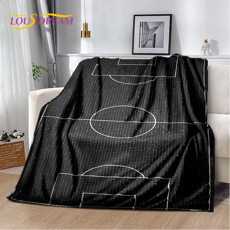 29 estilo campo de futebol esporte dos desenhos animados cobertor macio, cobertor macio para casa quarto cama sofá capa viagem presente da criança