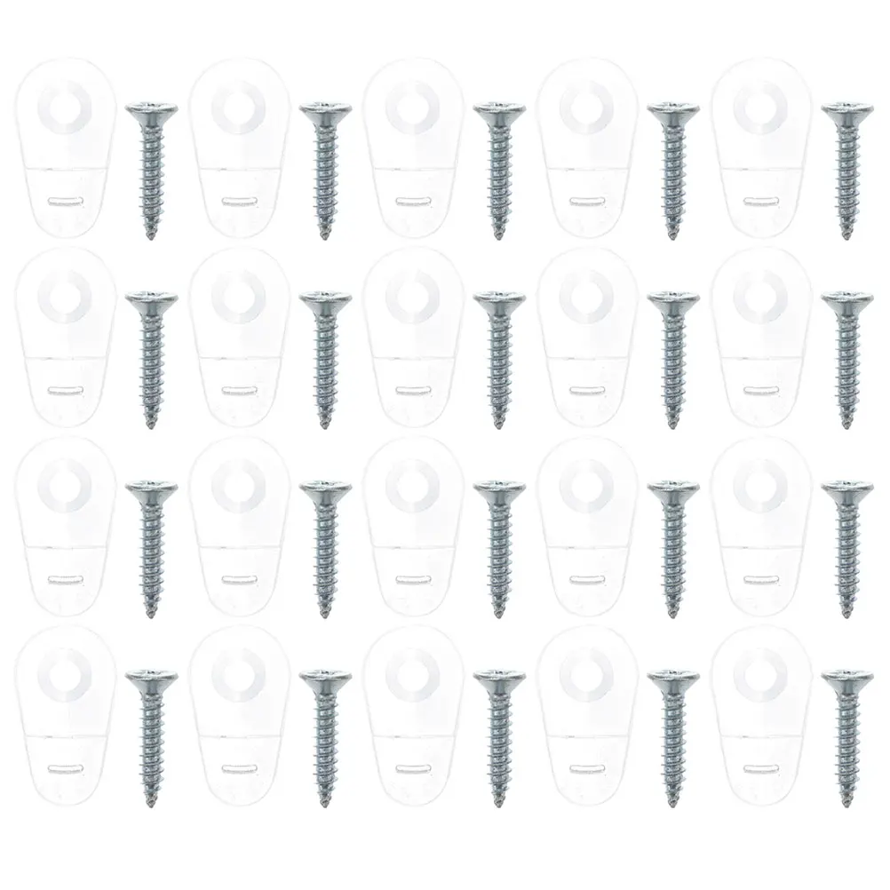

100 Pcs Clips Heavy Hanging Kit Mirror Hangers Wall Hanging Kit Brackets Door Mirror Hanger Holder Study Bedroom Kitchen