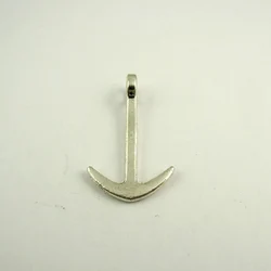 Wholesale 10pcs Best Selling Exquisite Anchor Charms Silver Color Metal Jewelry Making Accessory Necklace Bracelet Pendant