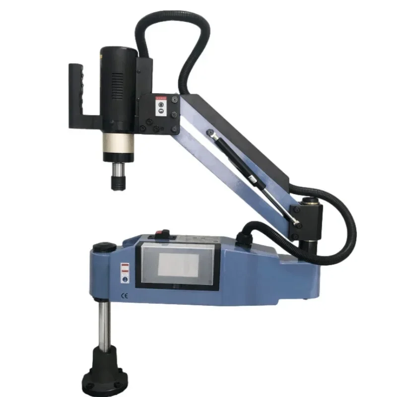 Vertical M2-M20 high-speed servo electric tapping machine, aluminum parts fast automatic tapping machine chuck stop gauge