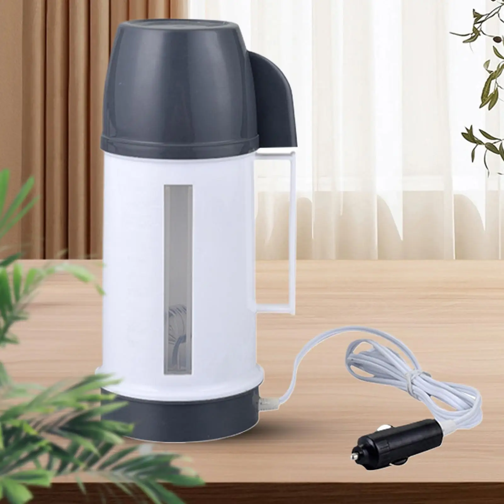 

Car Electric Kettle 12/24V Electric Tea Pots Car Coffee Maker With Electric Heating For Road-Trip Daily Travel Water Heating