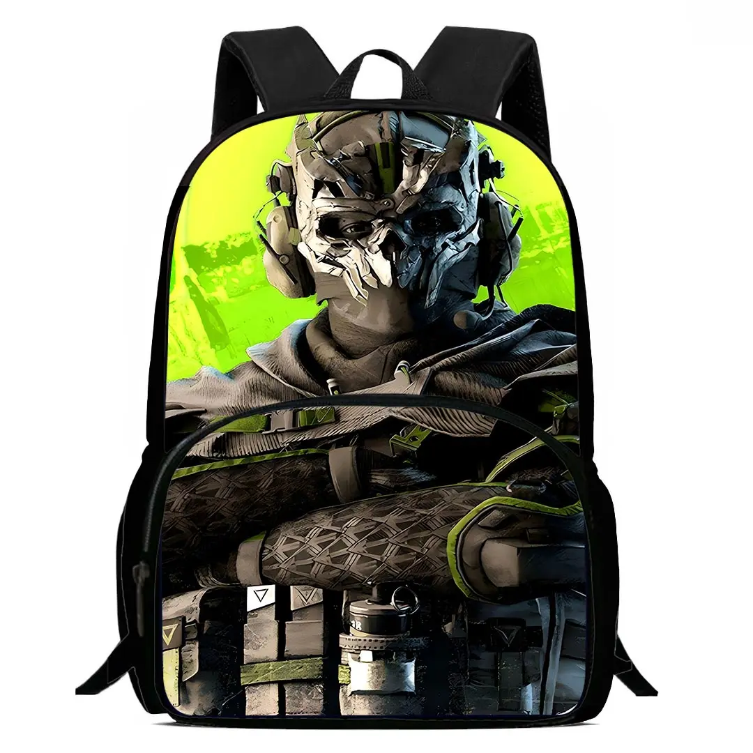 Call Of Duty Warzone Kids Backpacks Boy and Girl Student Birthday Gift Child School Bags Large Capacity Camping Durable Rucksack