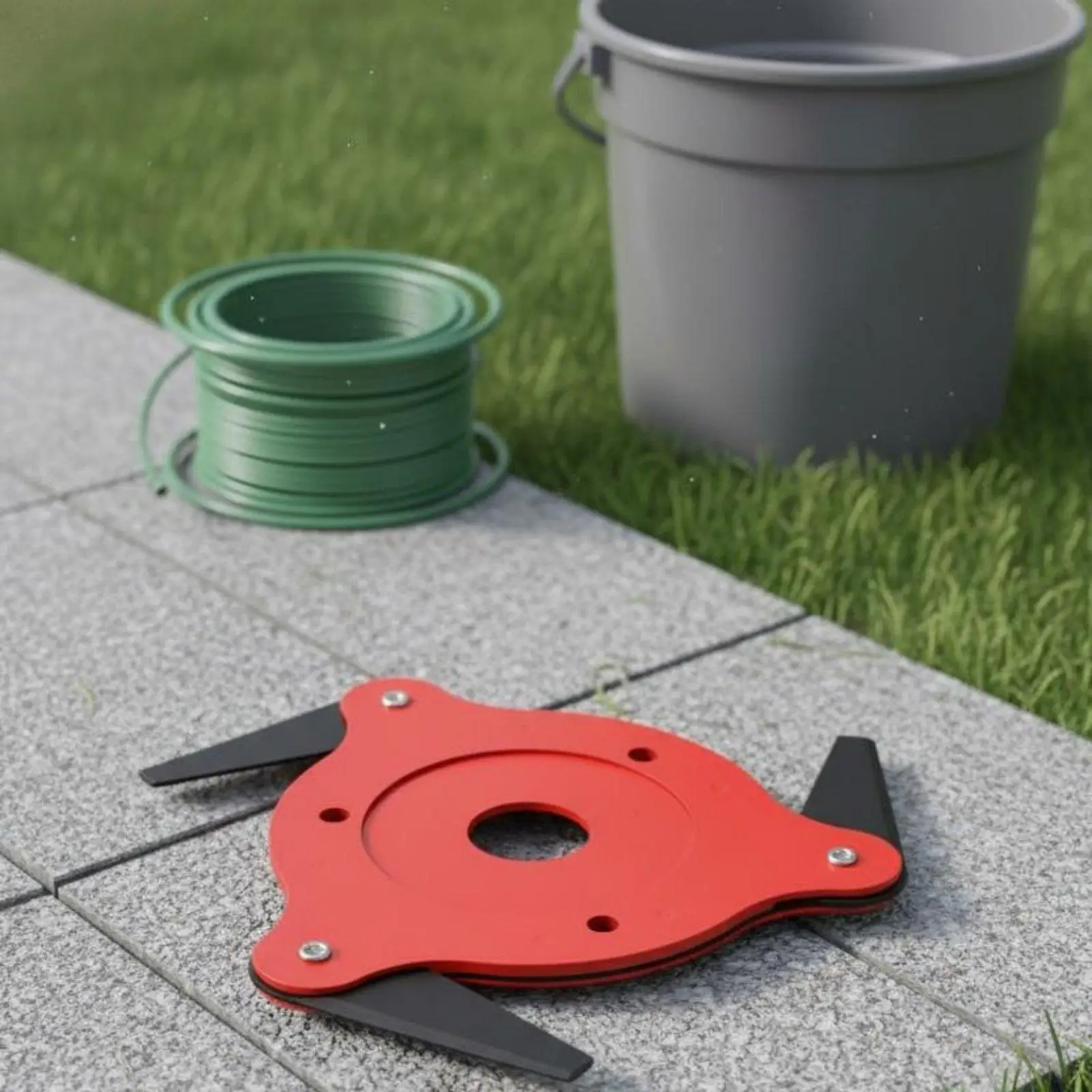 Multi Blades Metal Grass Trimmer Cutter Universal Brush Head Attachment for Garden Landscaping