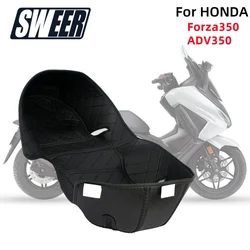 For HONDA Forza 350 ADV 350 Motorcycle Accessories Rear Trunk Protector Liner Compartment Pad Waterproof PU Seat Storage Box Mat