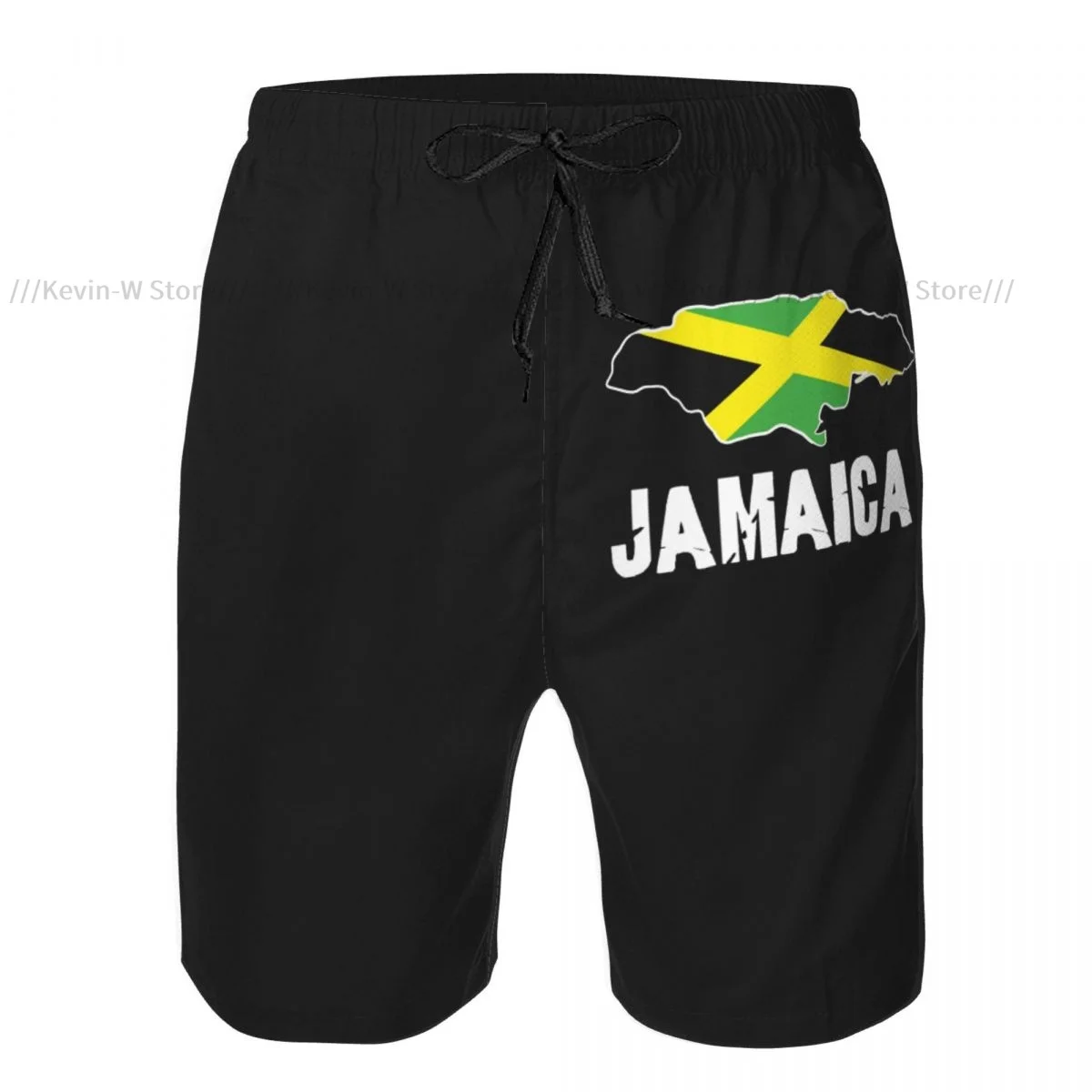 Swimsuit Beach Quick Drying Trunks For Men Jamaica Map Swimwear Briefs Board Shorts Fast Dry Beachwear