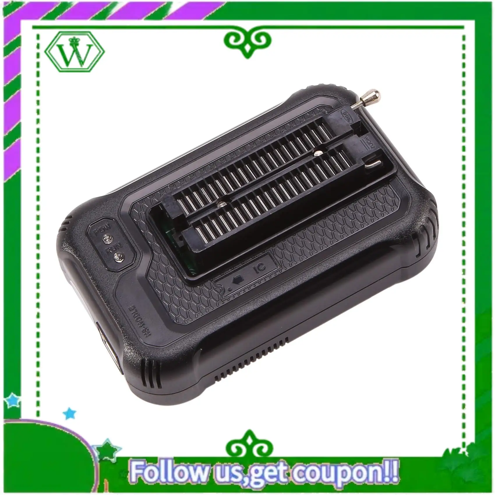 ABIK-Plastic Programmer Support 31000+ Ics For EPROM/MCU/SPI/Nor/NAND Flash/EMMC/ IC TESTER/ TL866CS TL866II