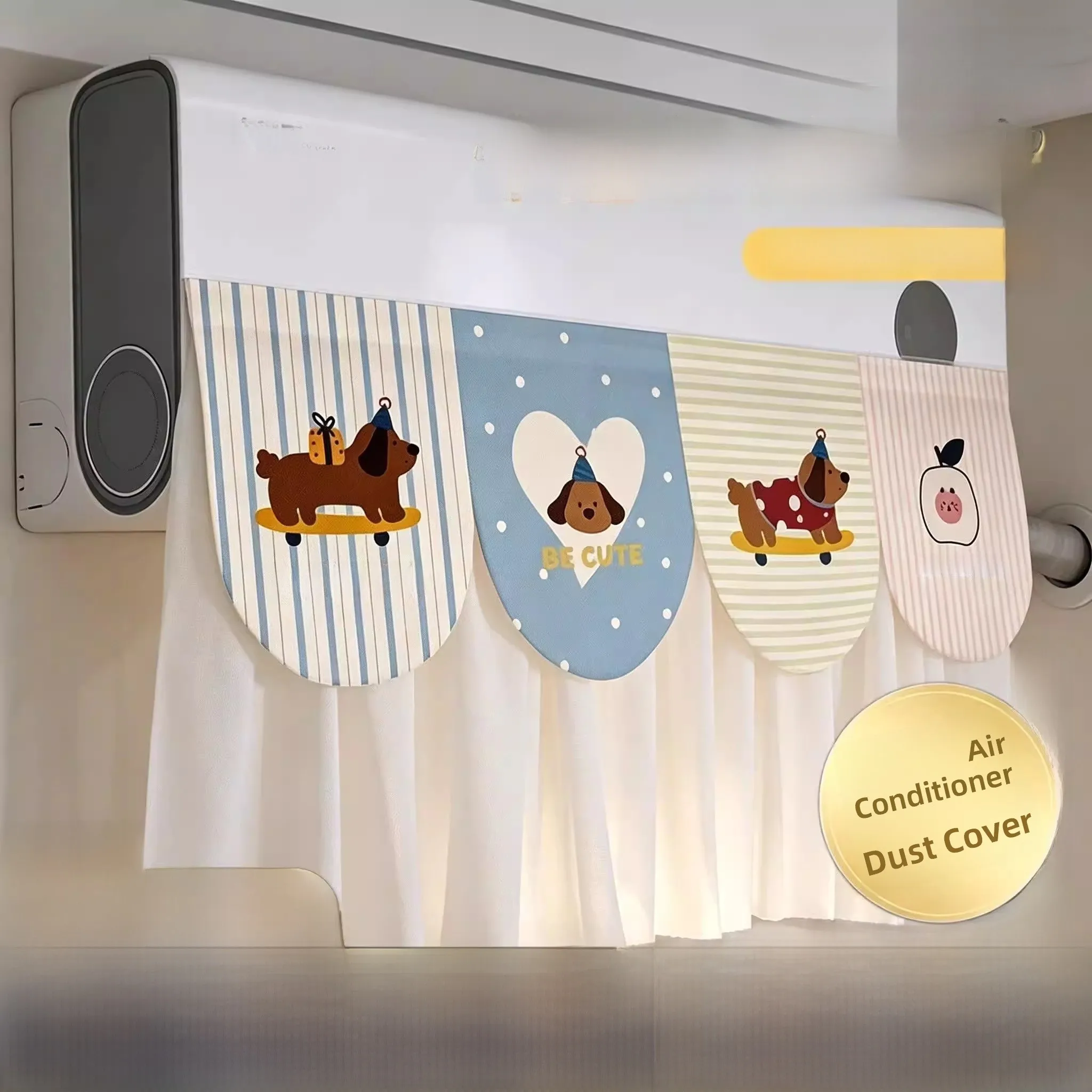 

Universal Air Conditioner Windshield Curtain Baby Moon Dustproof Cover Cold Air Outlet Windshield Board Anti-straight Blow