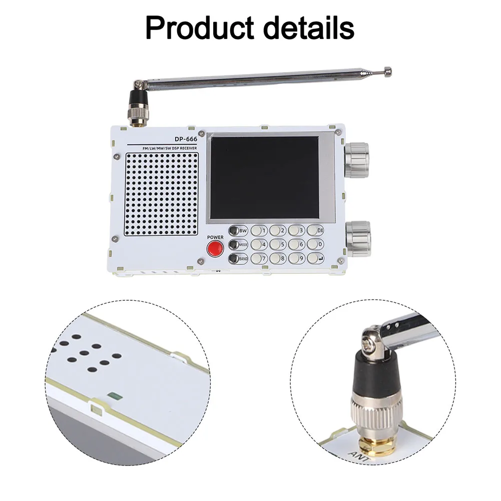 

DP-666,TEF6686,Radio Full Band,FM AM FM,shortwave Radio RDS FM AM LW For MW SW Portable High-sensitivity Travel Radio