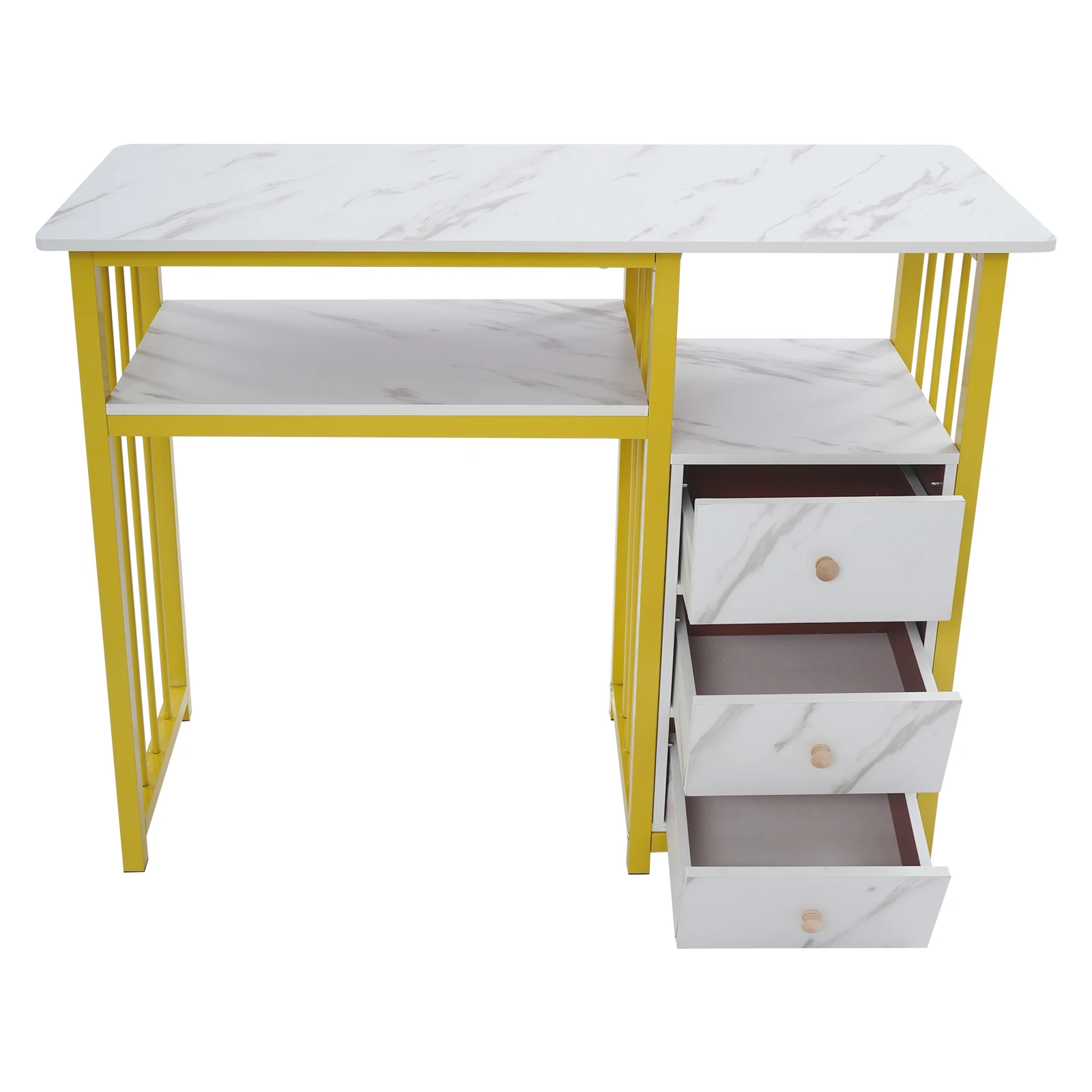 100*40*76 سنتيمتر مسمار مكتب طاولة مانيكير مع 3 أدراج محطة عمل المهنية لصالونات الأظافر سبا ماكياج صالون تجميل الدراسة