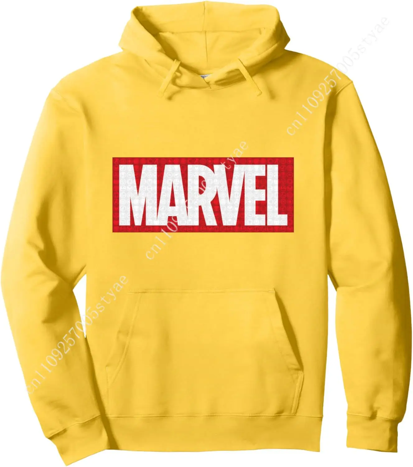 

Marvel Classic Logo with Icons Pullover Hoodie