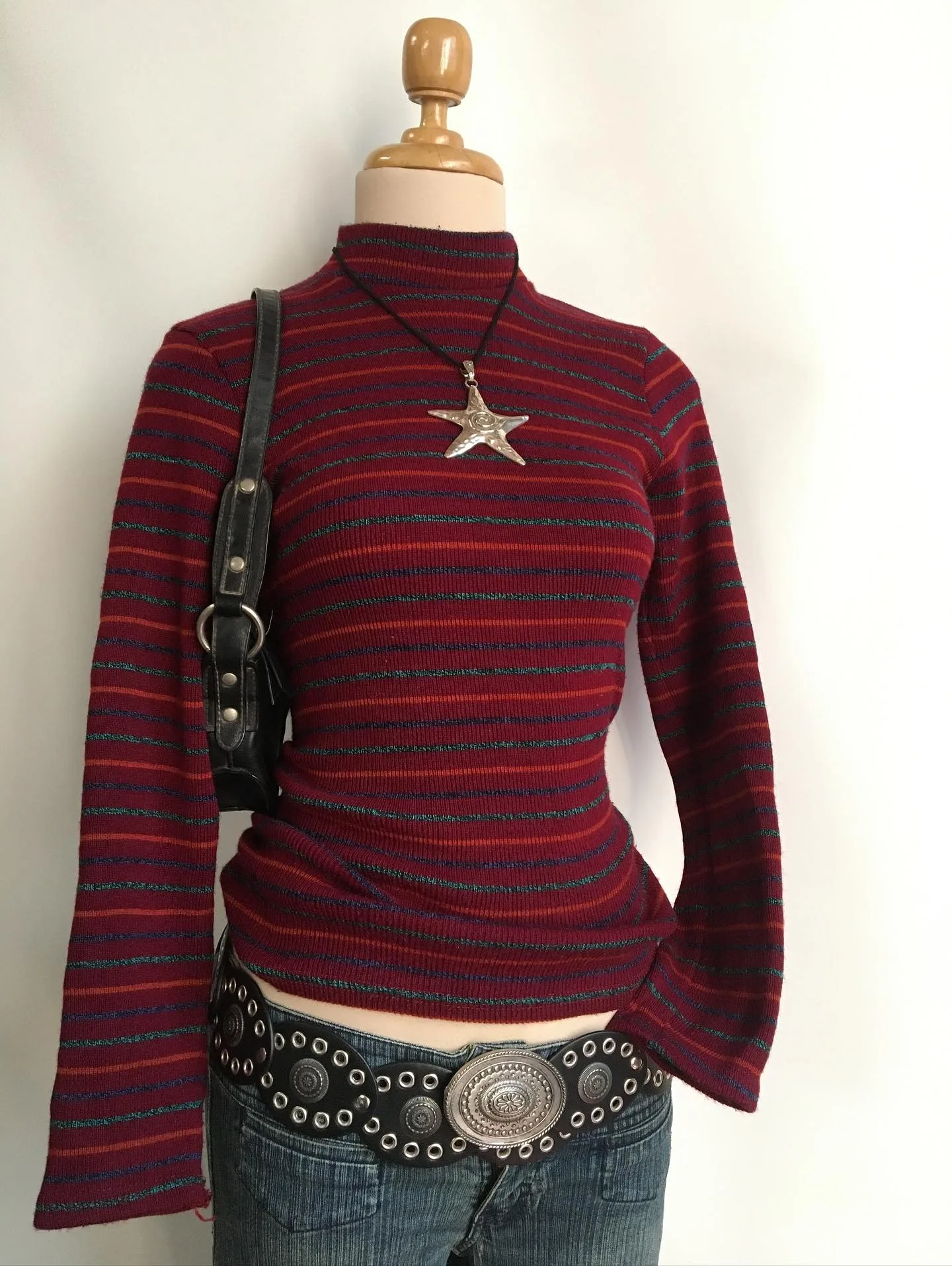 

Модный укороченный свитер в стиле стритвир, рок, готика, хип-хоп, панк, с длинными рукавами, в полоску, в стиле Харадзюку, Y2K, для дерзких девушек