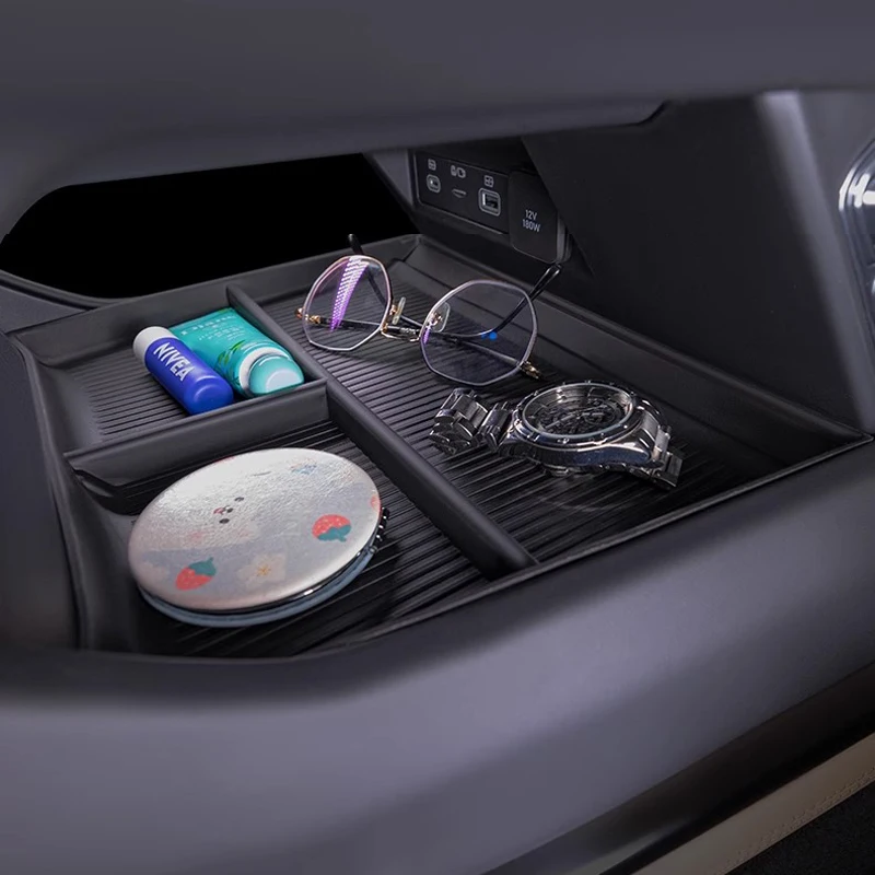 Picture 4: NEW1 For Byd Equation Leopard 8 2025 ABS Central Control Armrest Box Storage Box Tissue Box Auto Accessories