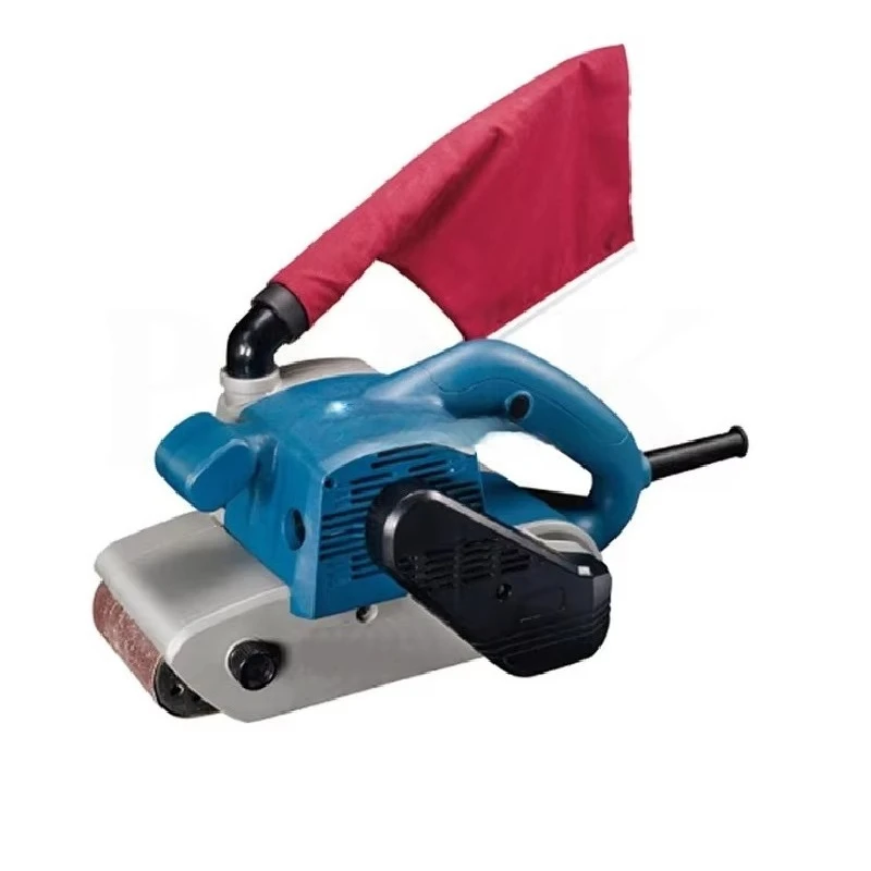 Portable Hand Hold Vacuum Dust Electric Belt Sanding Machine Woodworking Machine High Power Flat Polishing Sanding Belt Machine