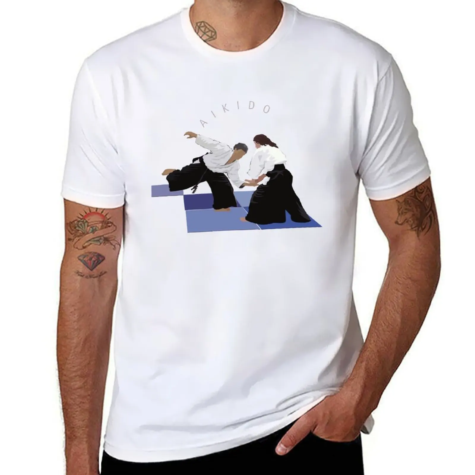 

Aikido 4 T-Shirt t shirts cotton 100% t shirts for man pack white T-Shirt