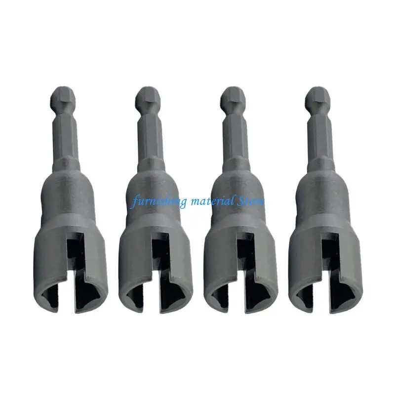 Y5GD Butterfly Bolt Socket Wrenches Shank Socket Adapters Nut for Power Tool Slotted