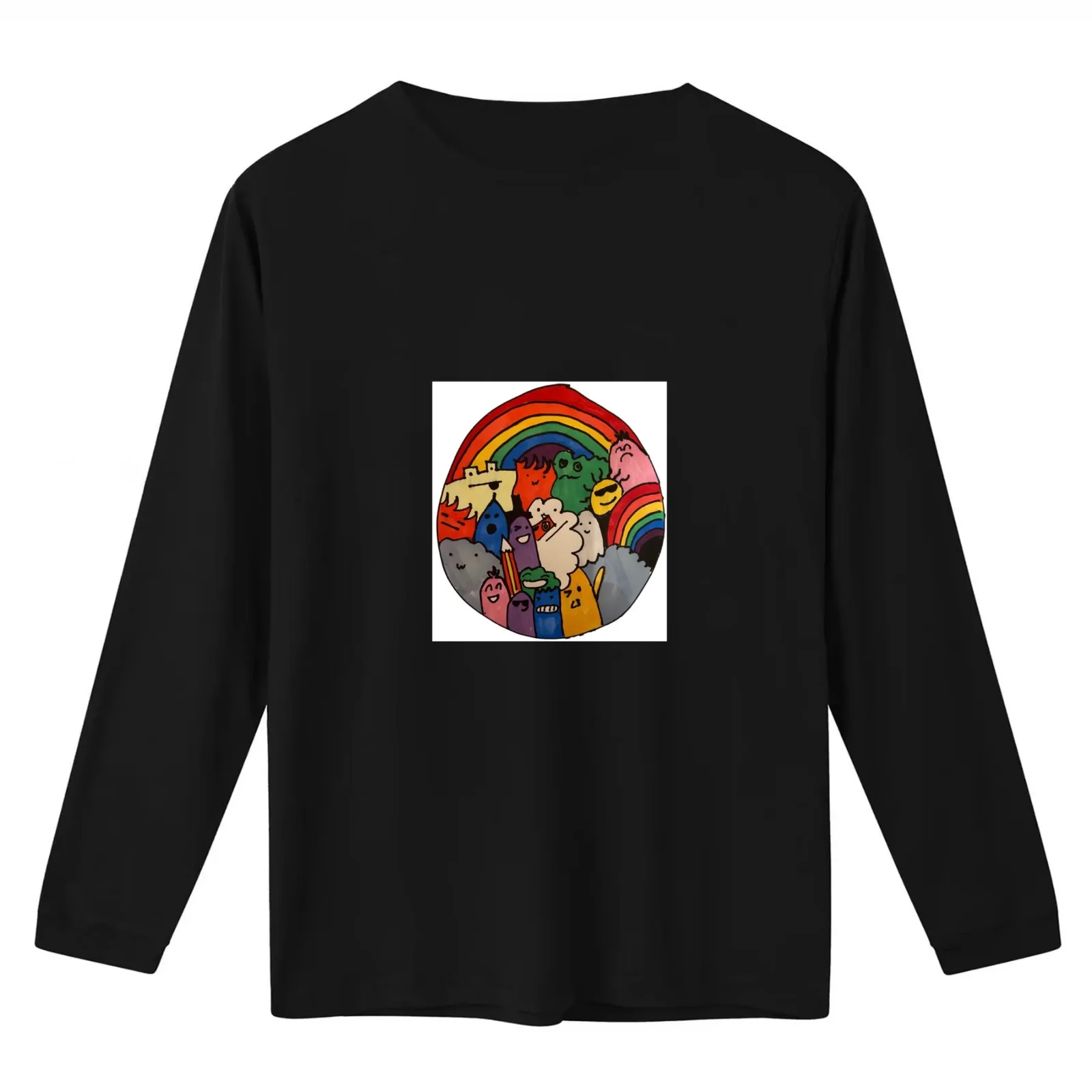Hailey 2023 T-Shirt Summer Casual Cotton Tee Oversized Streetwear Tops Vintage Graphic Print Loose Fit Short Sleeve