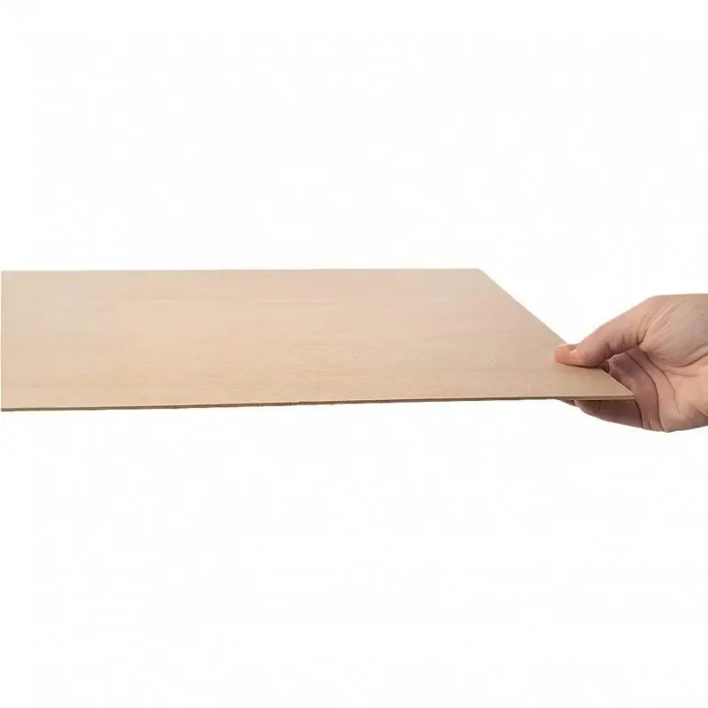 10Pcs 15x10cm Basswood Boards - 2mm Thin Unfinished Wooden Sheets Craft & Model Making Decorative Wood Chips