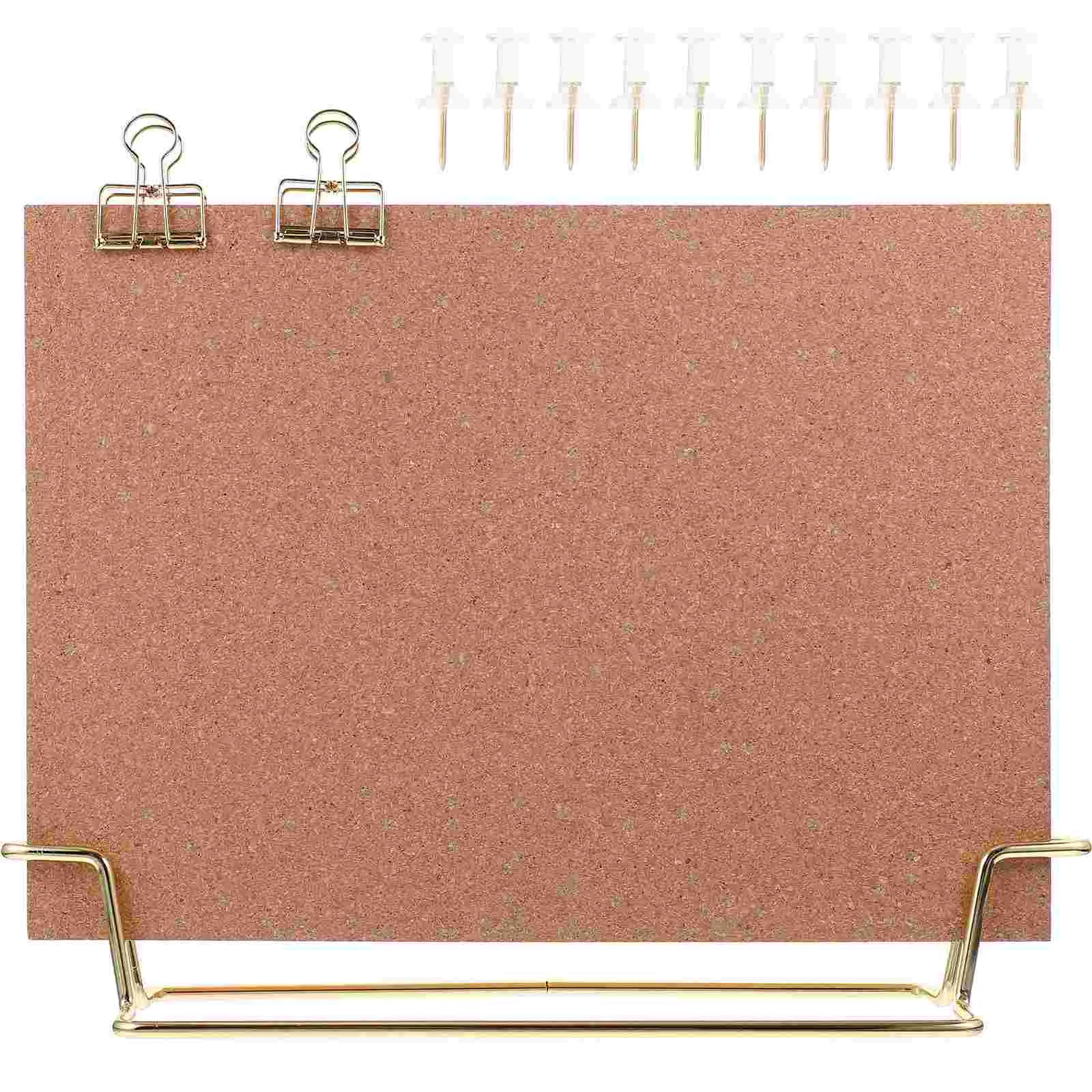 

Message Board Cork Office Note Photo Wall Display Bracket Bulletin Letter Picture for Photos Metal