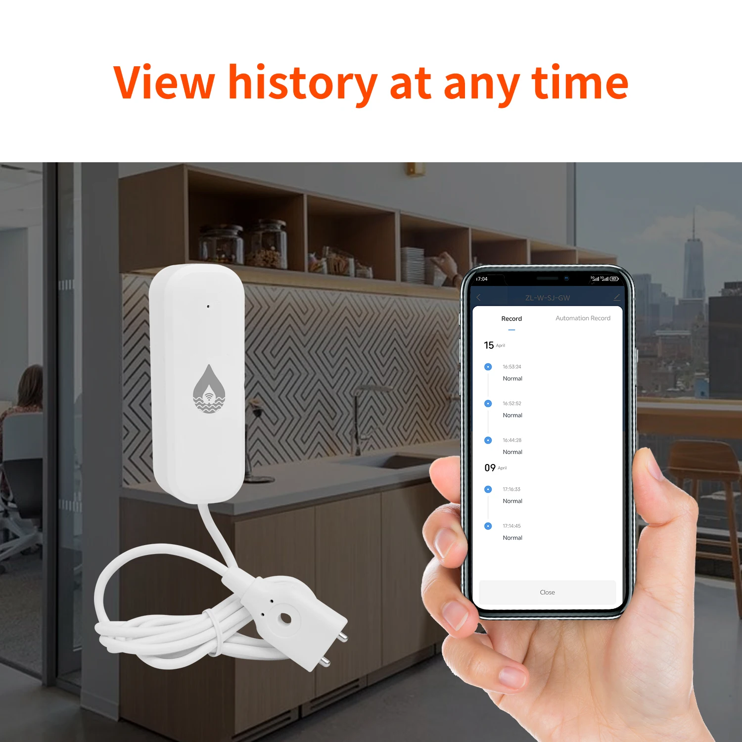 WiFi Water Leakage Sensor Tuya Smart Home Flood Leak Detector App Alarm Reminder Security Protection Water Level Sensor