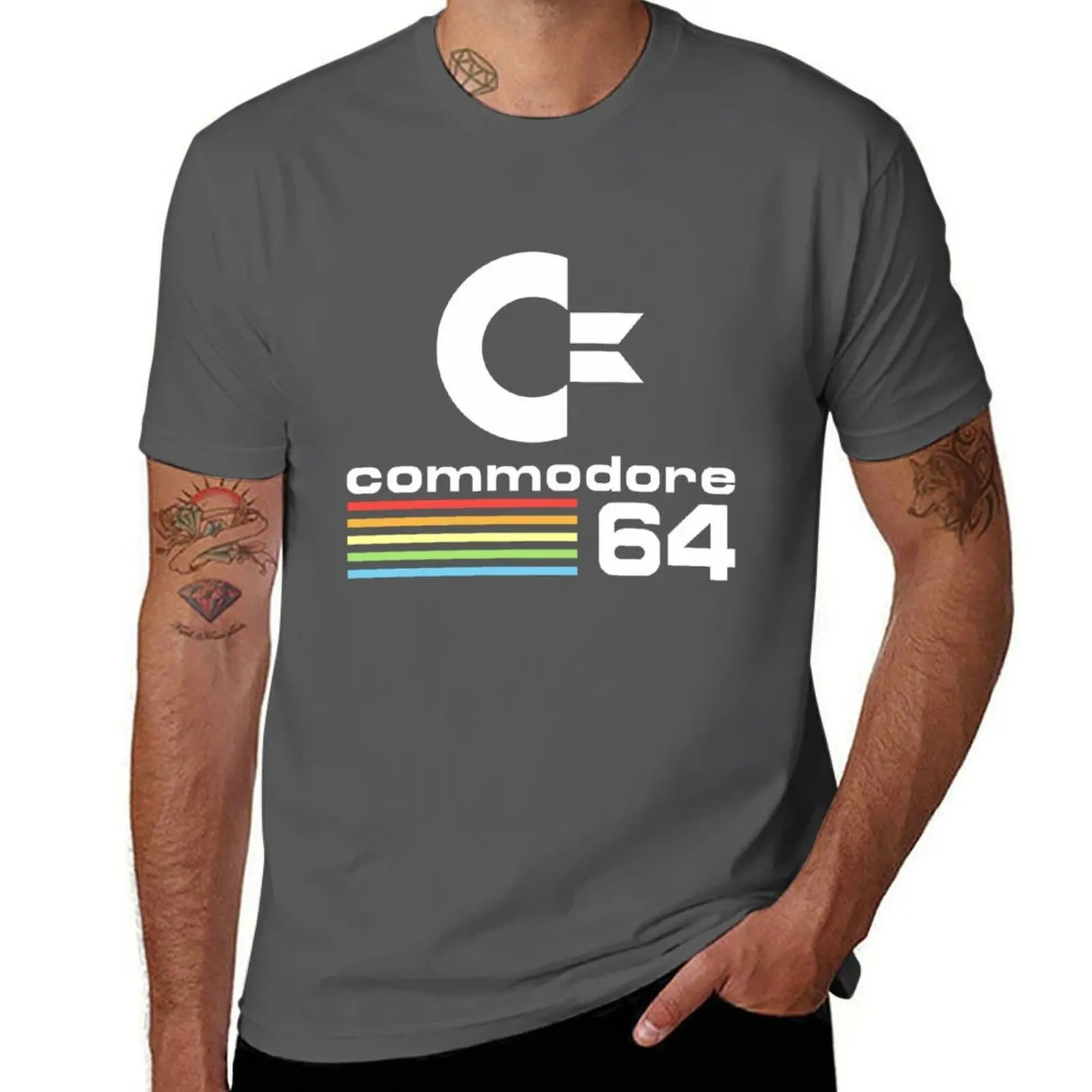 

Commodore 64 T-Shirt cotton t shirts man 100% cotton t shirt pack T-Shirt