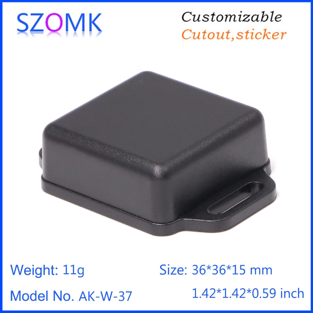 Plastic housing for PCB abs plastic enclosure  (1Pcs)36*36*15mm electronic project box electronic case distribution box