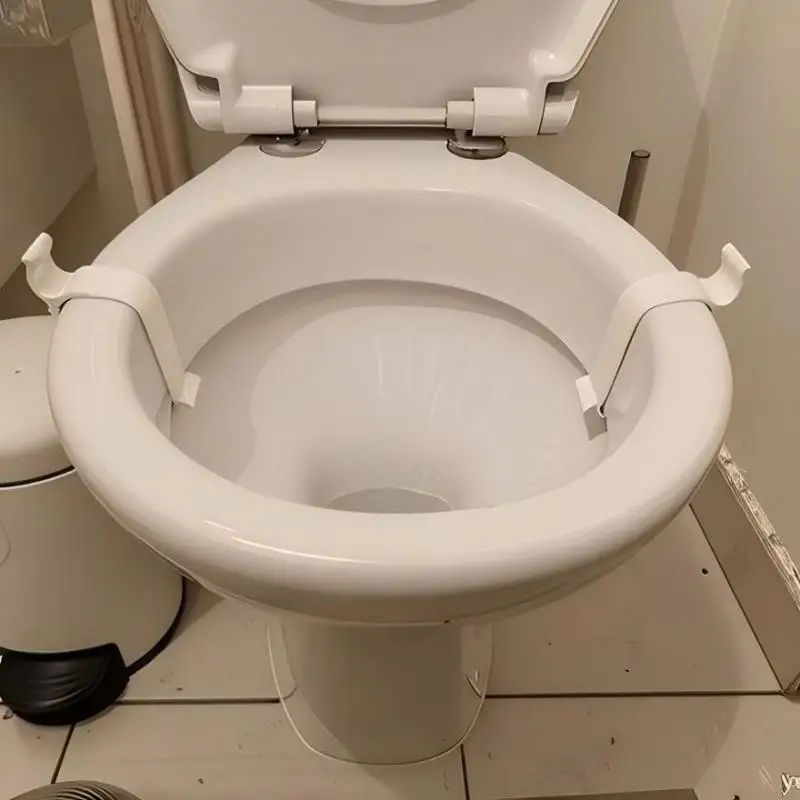 New 1/2Pcs Toilet Seat Stabilizer, Fix Wobbly Loose Toilet Lid, Easy Alignment Prevent Shifting & Sliding