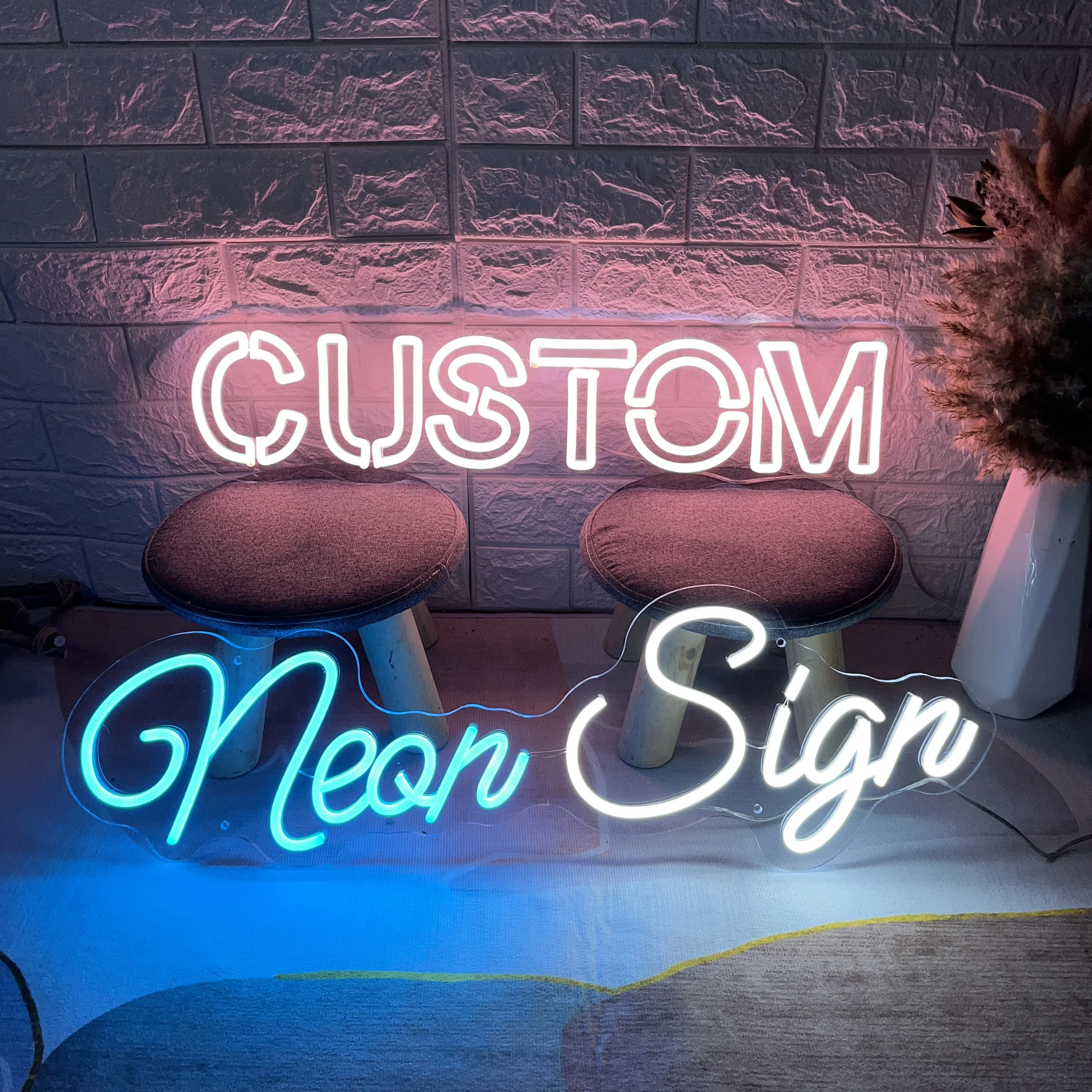 

Personalized Gamer Tag Neon Sign for LED Neon Light Wall Lamp Custom Nightlights Gamer ID Bedroom Decoration Game Room Decor