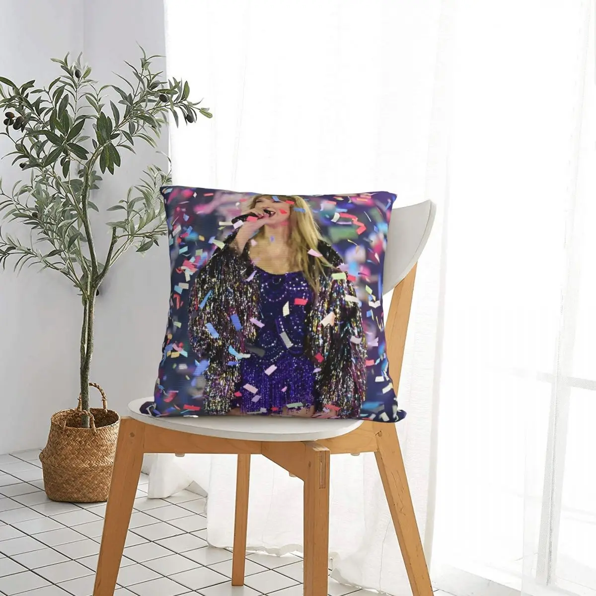 Famous Singer Swiftie Pillowcase Polyester Cushion Cover Decor Throw Pillow Case Cover Home Wholesale 40*40cm