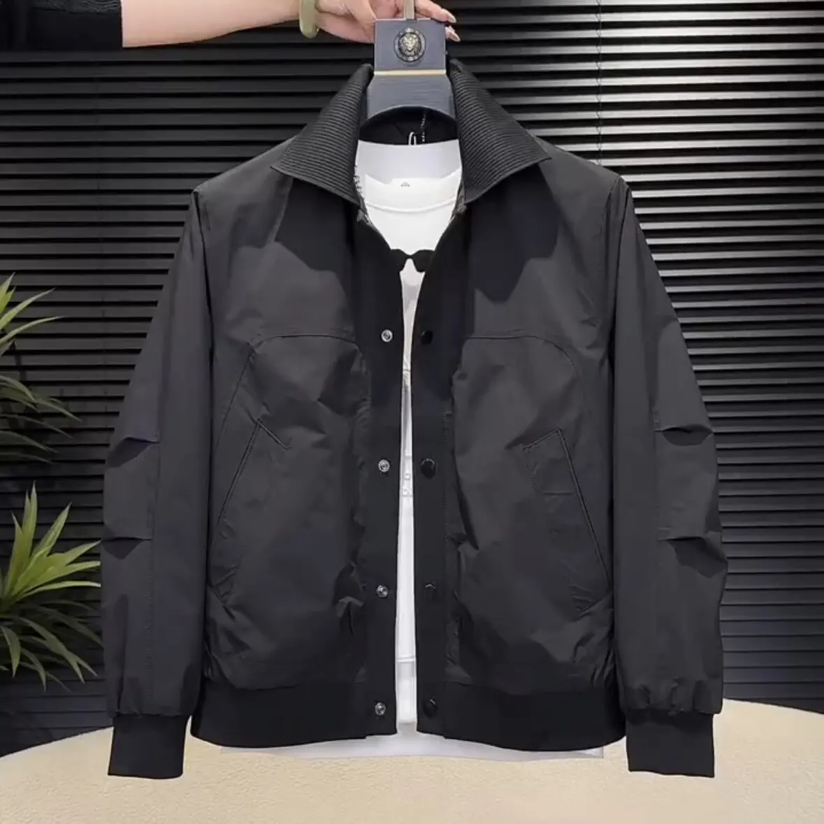 2026 Autumn/Winter New Style Fashion Casual Men's V-Neck Multi-Functional Jacket Coat