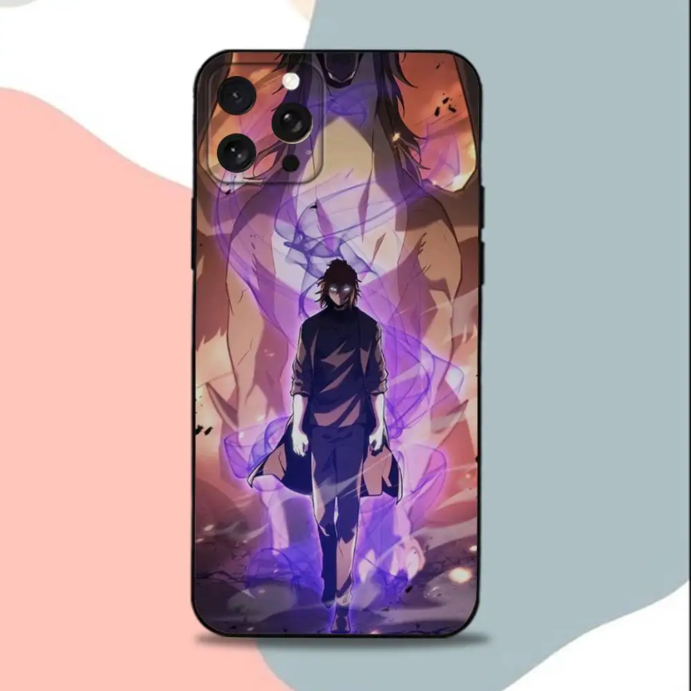 حافظة هاتف The Beginning A-After End-E لهاتف iPhone 15,13,16,12,11,17,14,Plus,Pro,Max,XS,XR,X,SE,Mini، غطاء أسود من السيليكون الناعم