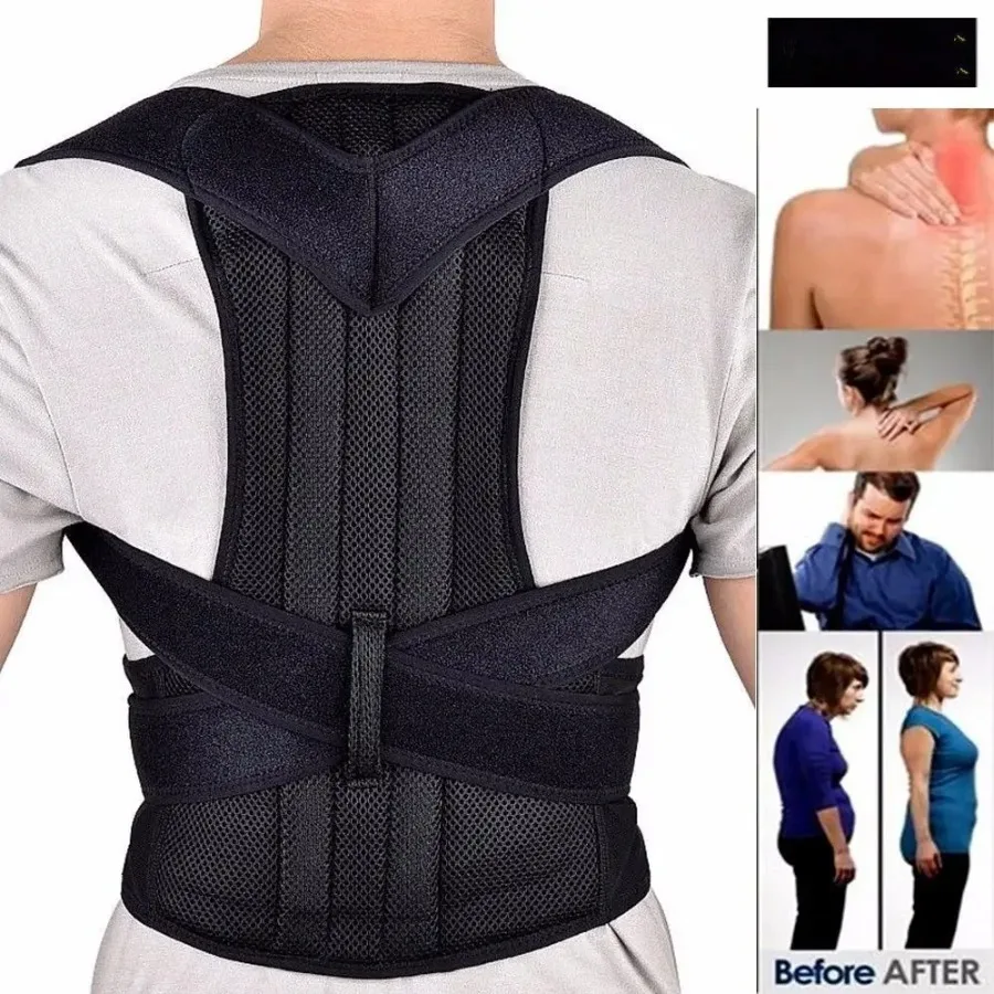 Heavy Duty Lumbar Lower Back Support Weight Lift Waist Belt Brace Work Suspender