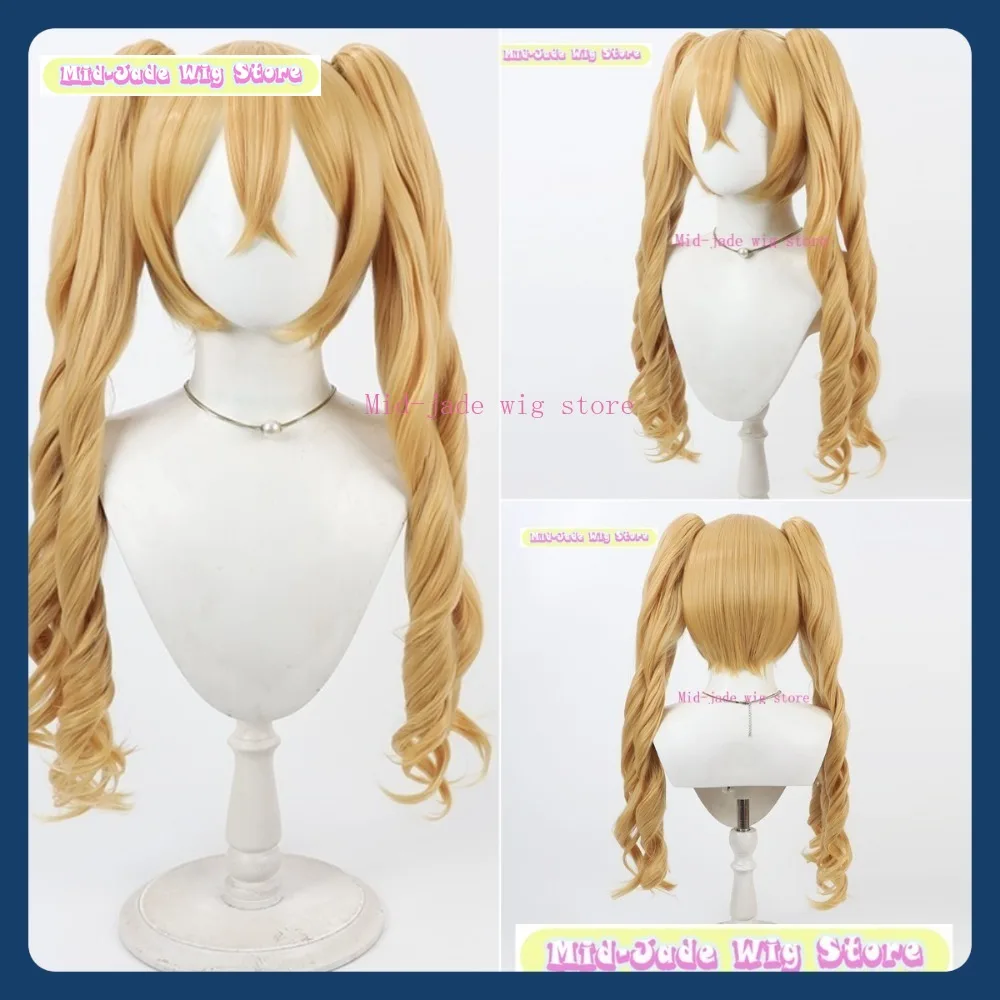 

Mid-jade Wig Store Yes! Precure Momozono Love Cosplay Wig Anime Game Role Playing Synthetic Hair Halloween Party