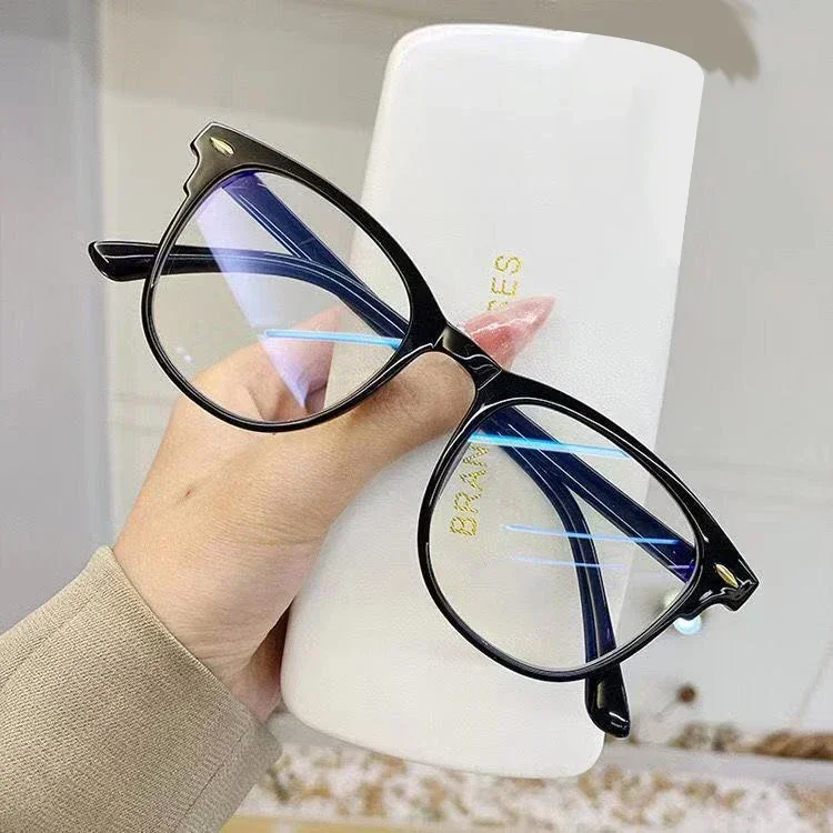 Round Clear-Lens Glasses Set — product information 1
