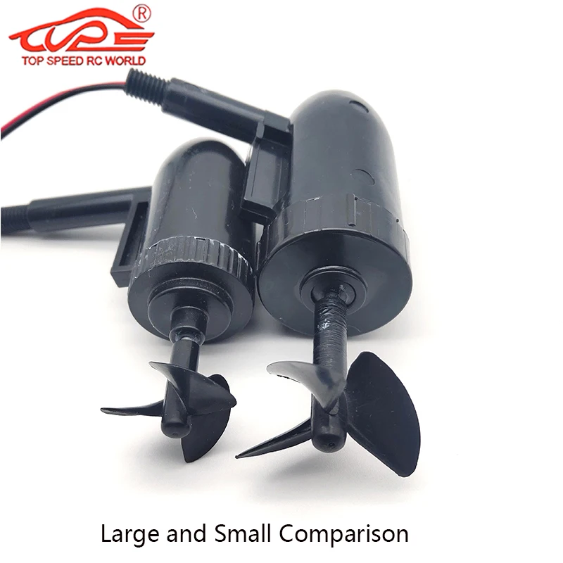 Motor de Propulsor submarino de 12V, Propulsor impermeable de 10/13cm, hélice sumergida de 3 aspas para modelo de barco de cebo de pesca RC