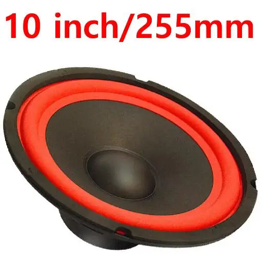 Полнодиапазонный 10-дюймовый HiFi динамик 255 мм Сабвуфер стерео аудио низкочастотный динамик Громкоговоритель для автомобиля домашнего кинотеатра
