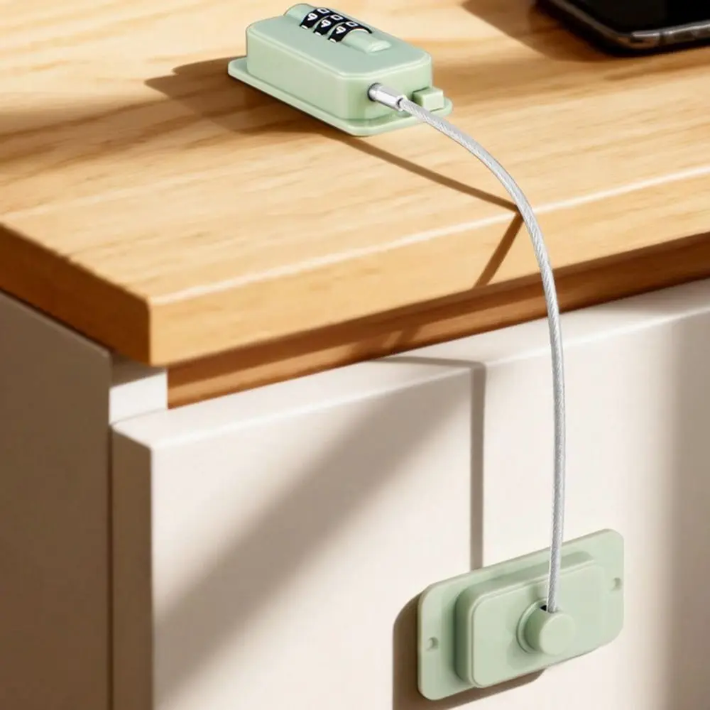 Anti-pinch Hand Safety Lock Adjustable No Drilling Cabinet Lock Unisex Protection Window Digital Password Lock for Home