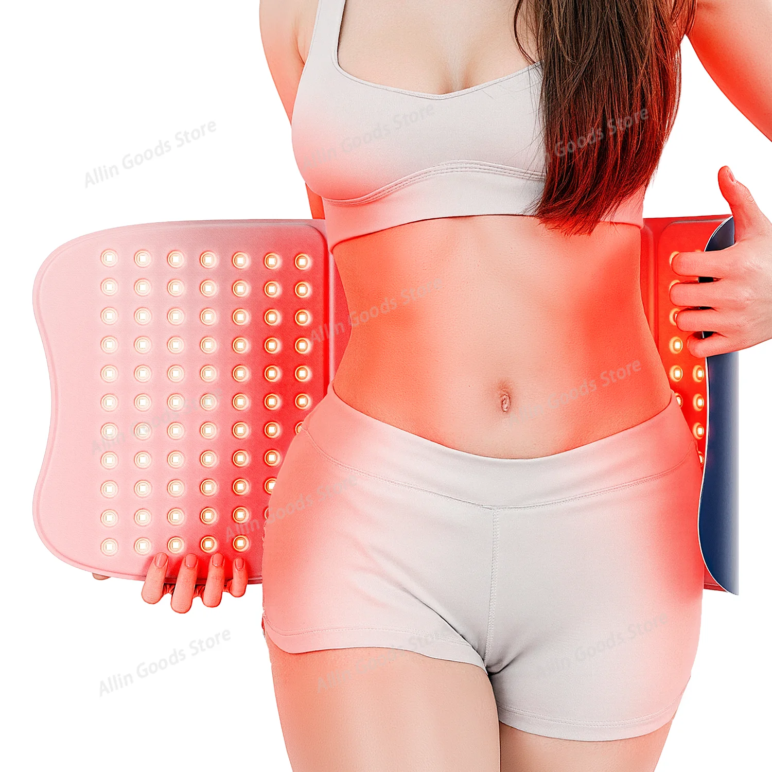 Portable Foldable 630nm 850nm Red Near Infrared Light Therapy Pad Full Body Back Hip Muscle Relief Light Mat