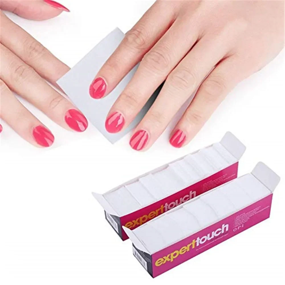 1Pack Katoen Lint Pads Papier Acryl Gel Tips Vrouwen Meisjes Nail Art Remover Maincure Polish Gel Doekjes